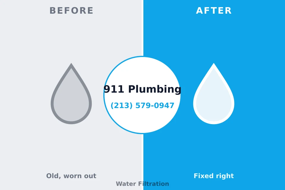 Before and after: plumbing company Tabor City, NC